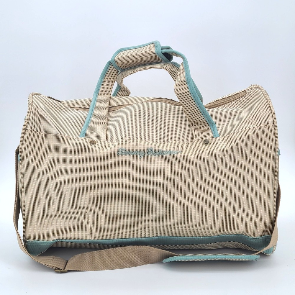 Tommy Bahama Mama 18" Duffle Luggage Carry-On Travel Bag - Champagne & Blue